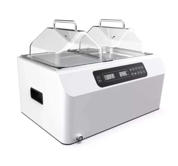 24L Water Bath left side view